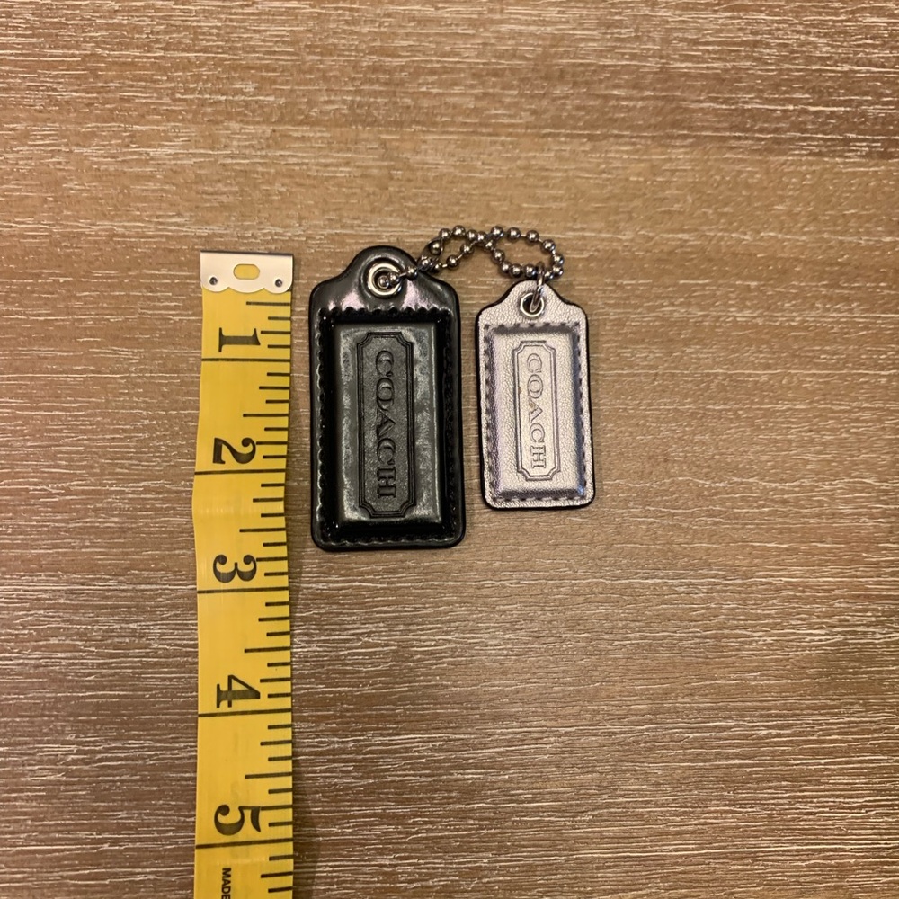 Set of Coach Black and Silver Hang Tags - Picture 4 of 4